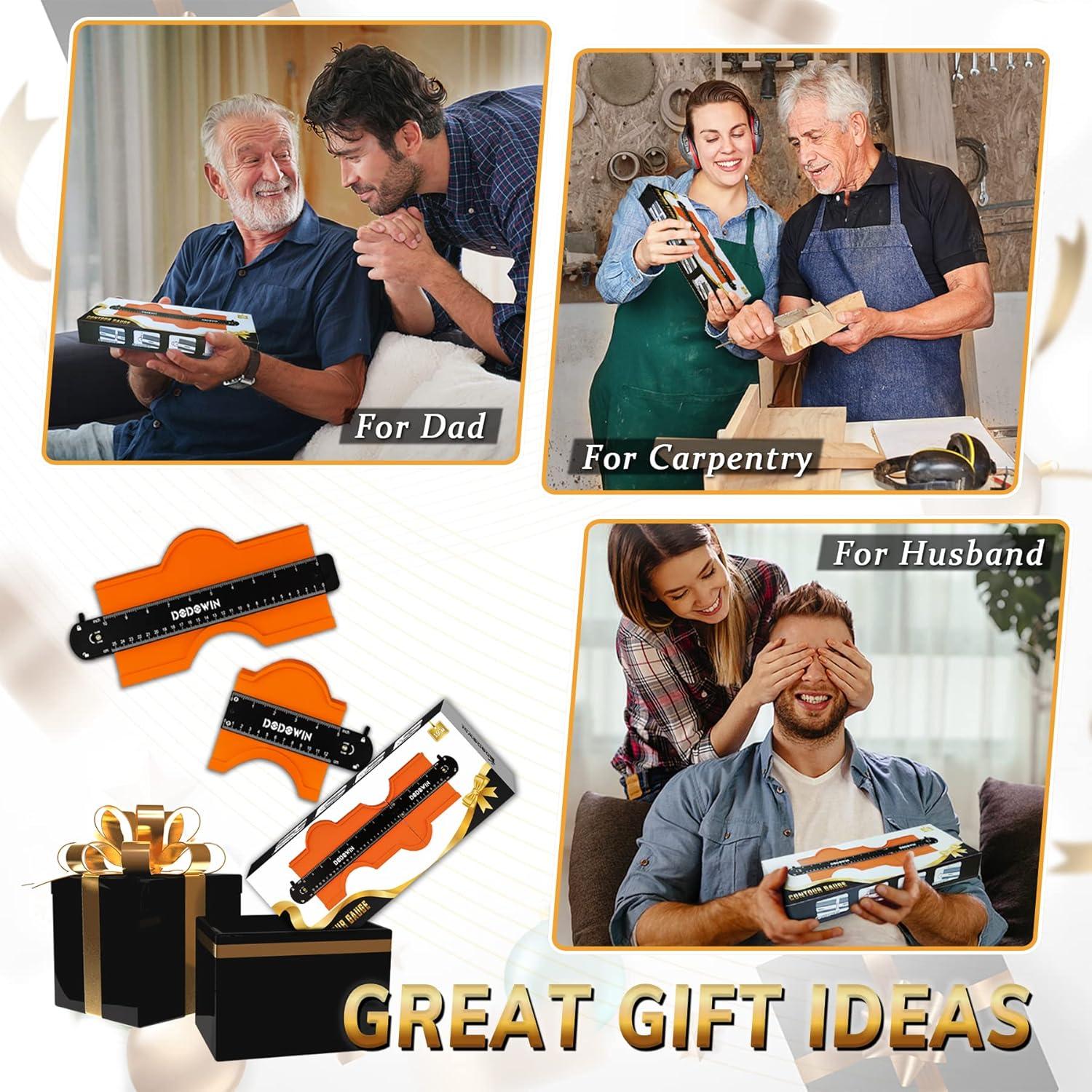 Konturenlehre 3 Größen Männer geschenke Vatertagsgeschenk Orange 38cm