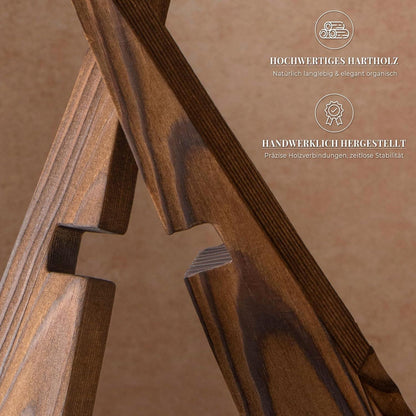 Holz Tellerständer 12 cm – Deko Tischaufsteller für Teller & Bilder