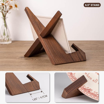 Tellerständer 6.5 Zoll Holz Aufsteller Deko Ausstellung 1 Stück