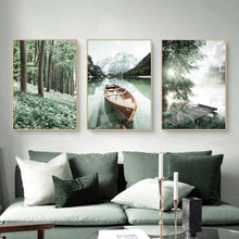 3-teiliges Wandgemälde Set Natur Landschaft Leinwanddruck 50x70cm