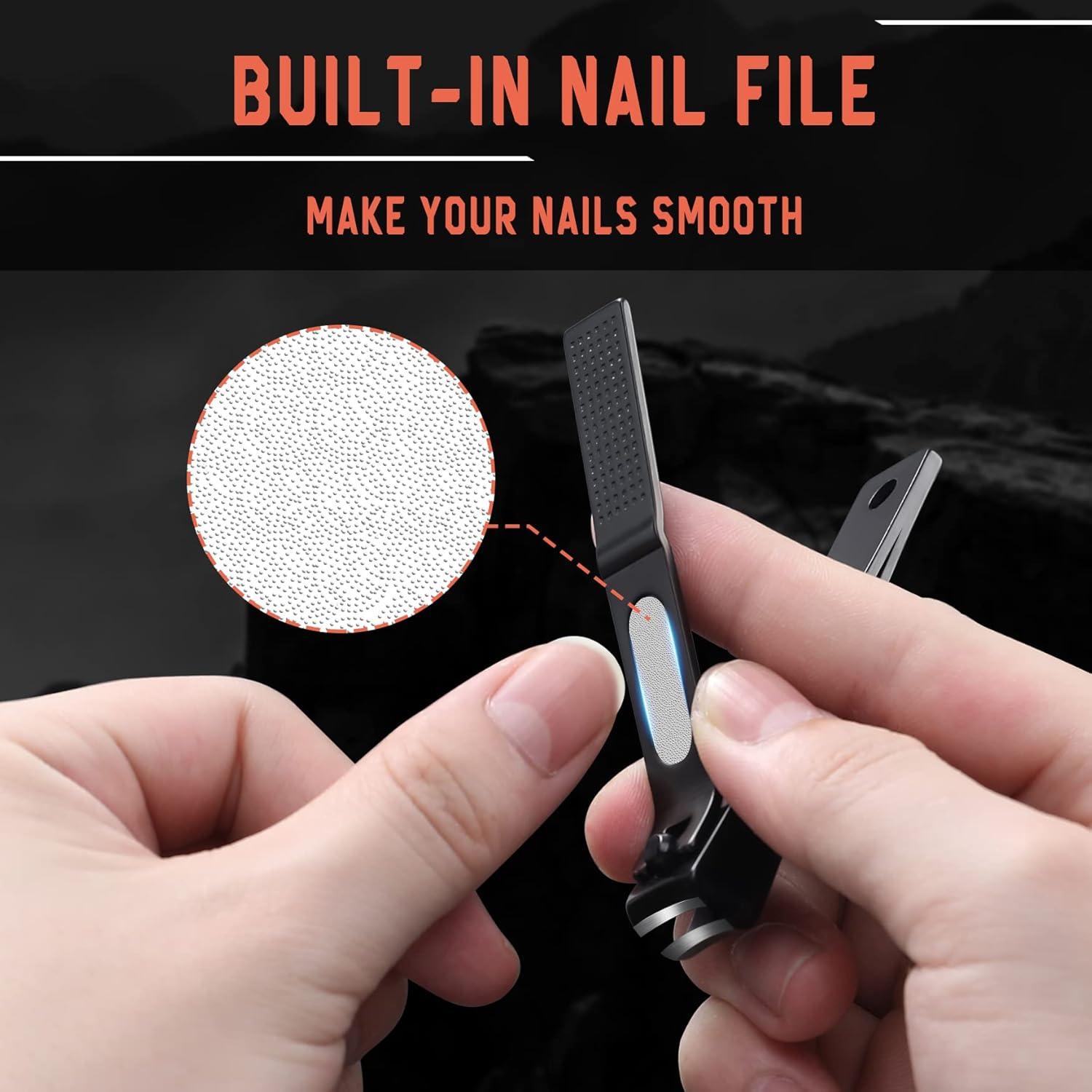 Nagelknipser Set für Fingernagel Fußnägel Premium Edelstahl Ultra Sharp