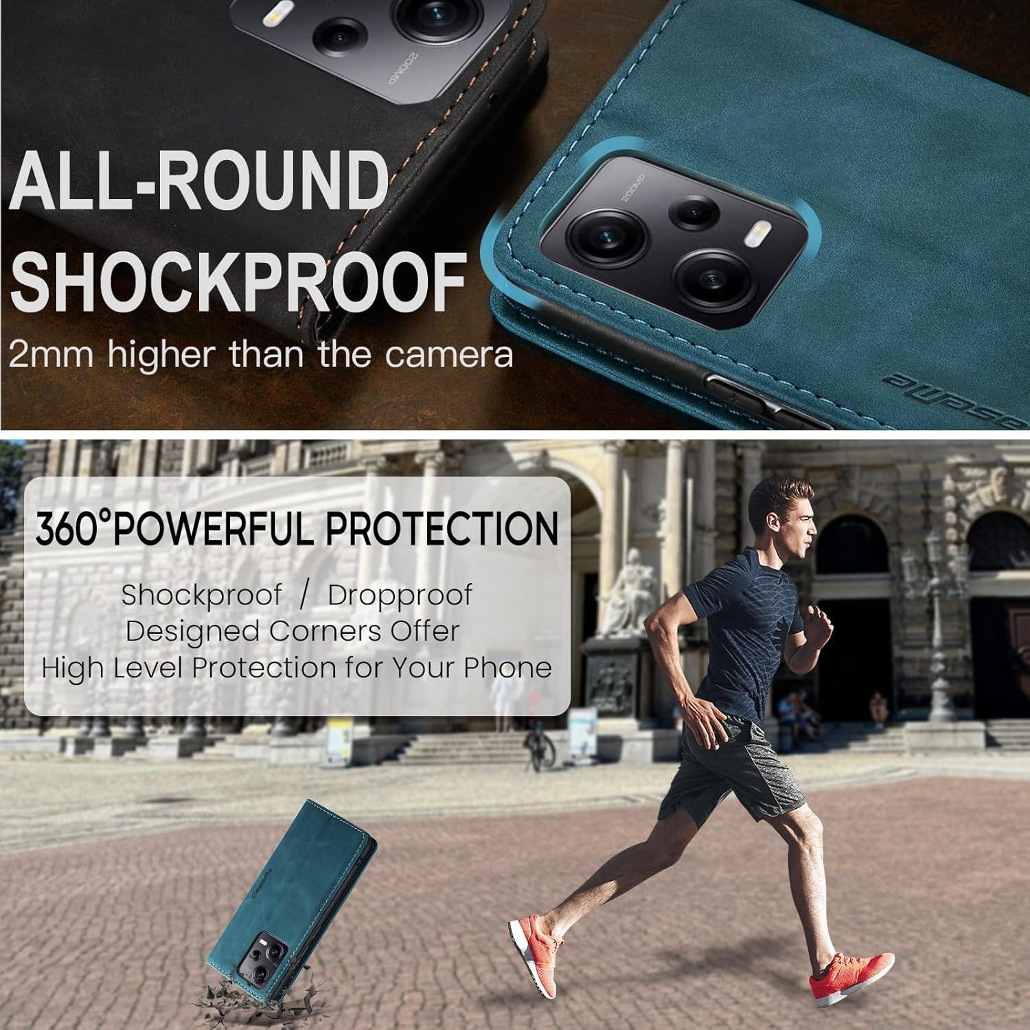 Handyhülle Xiaomi Redmi Note 12 Pro 5G Poco X5 Pro 5G Blaugrün