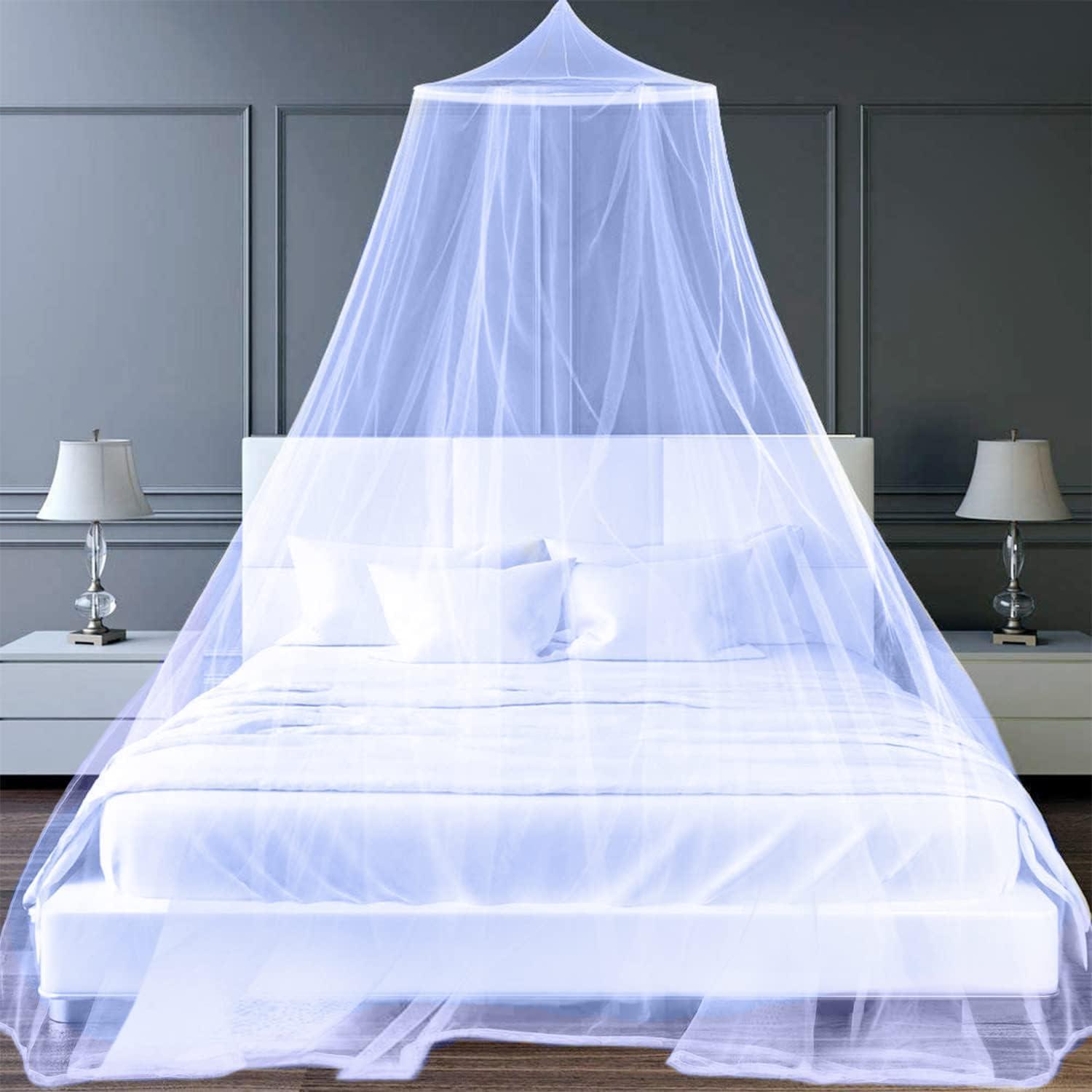 Moskitonetz Bett Doppelbett Einzelbett 0.6*2.5*10.5m Blau