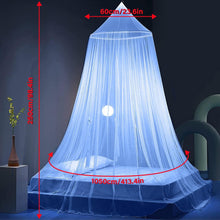 Moskitonetz Bett Doppelbett Einzelbett Blau 0.6 2.5 10.5m