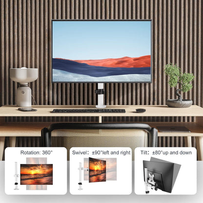 Monitor Halterung Schwenkbarer höhenverstellbarer Monitorständer 13-32