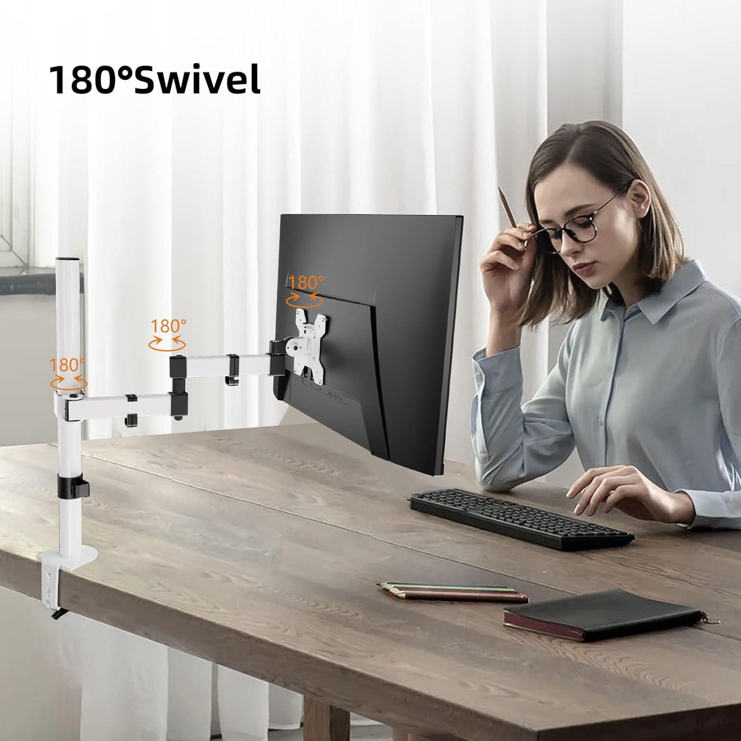 Monitor Halterung 13-32 Zoll Höhenverstellbar Schwenkbar VESA 75/100