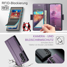 Samsung Galaxy S22 5G Hülle Leder RFID Schutzhülle 6,1 Zoll