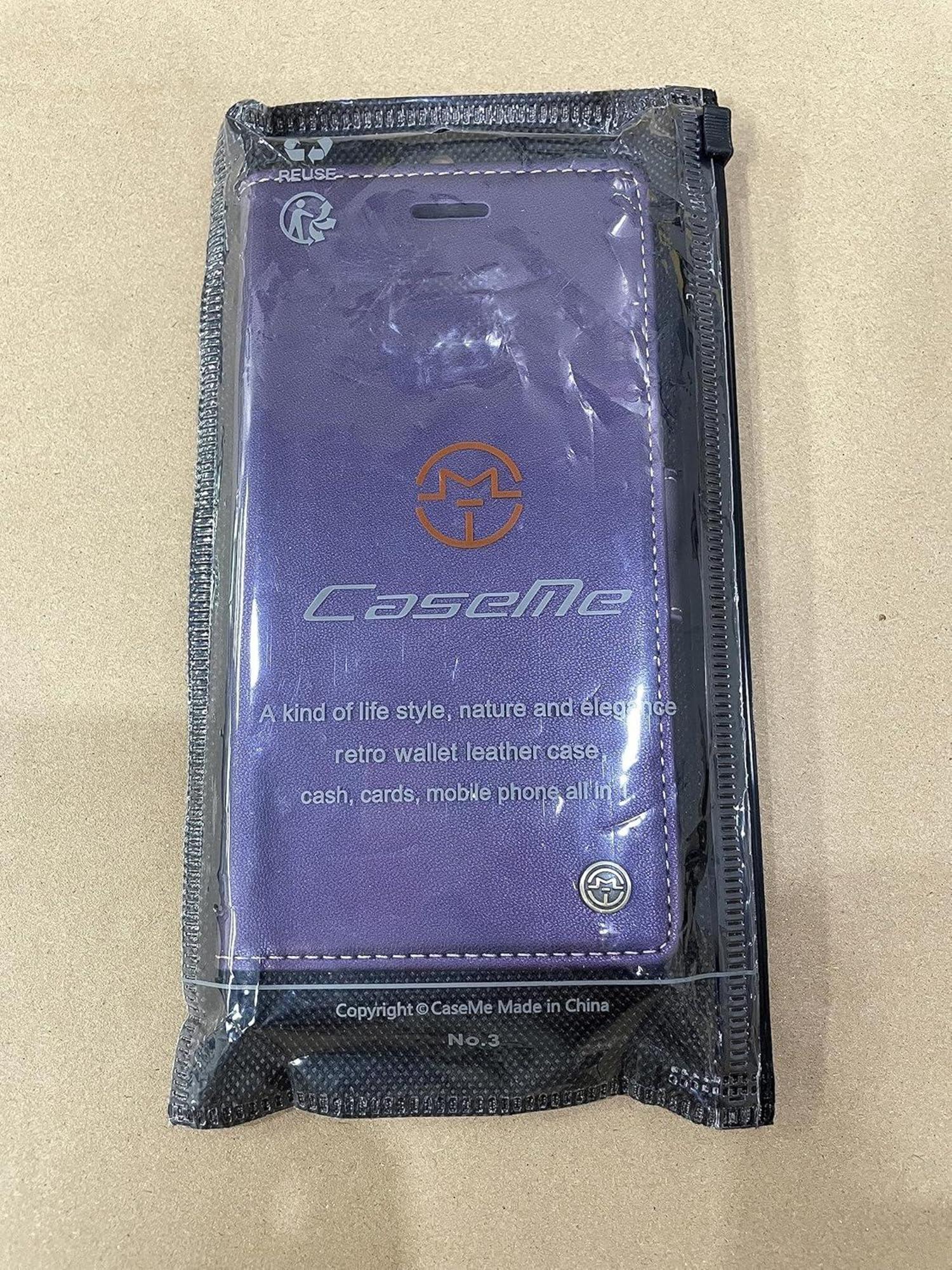 Samsung Galaxy S22 5G Handyhülle Lila Premium Leder RFID Standfunktion