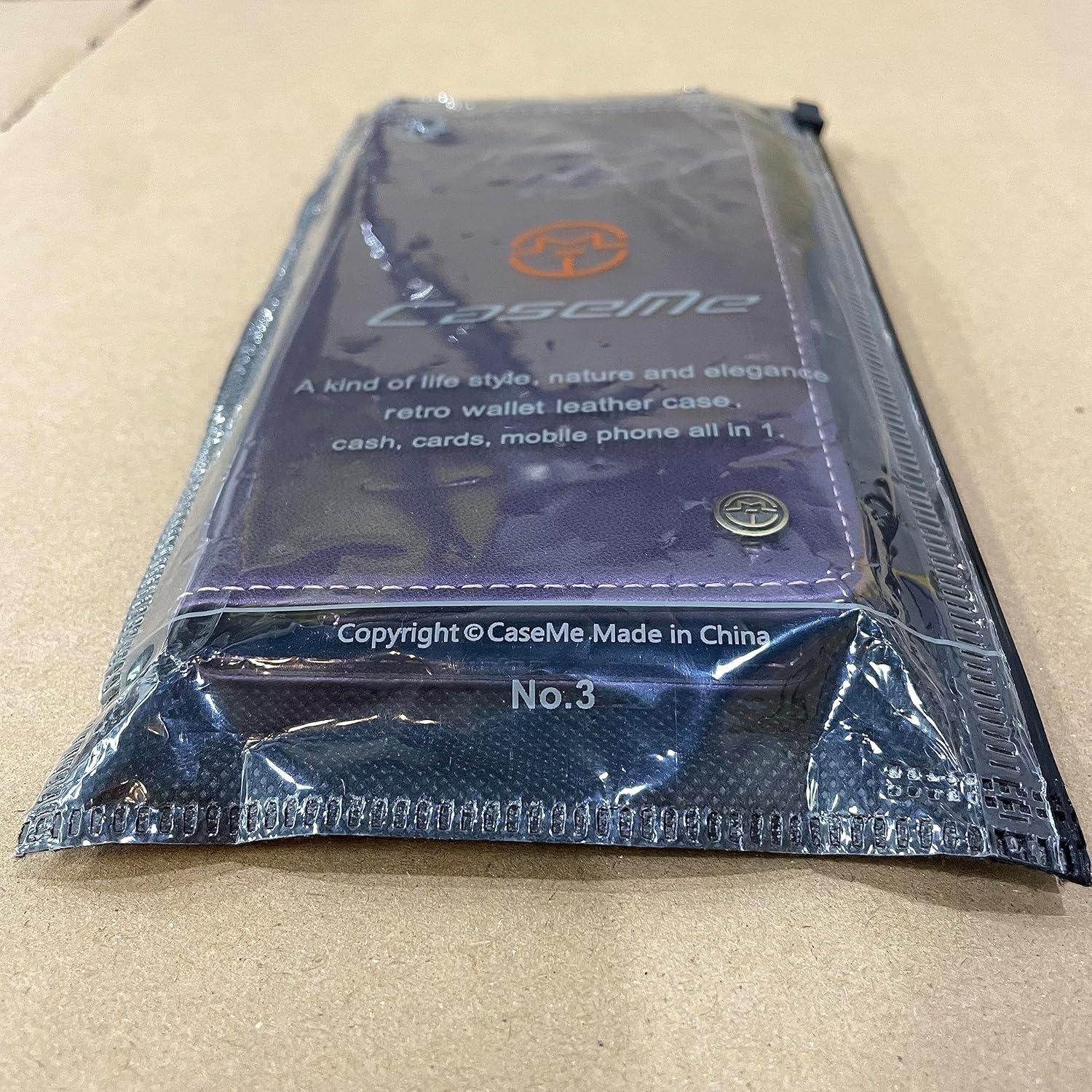 Samsung Galaxy S22 5G Flip Case Lederhülle RFID Schutzhülle Lila 6,1 Zoll