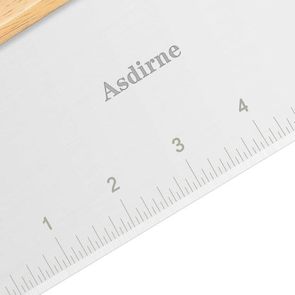 Teigschneider Edelstahl Holzgriff Gebäckschaber 15cm 2er Set