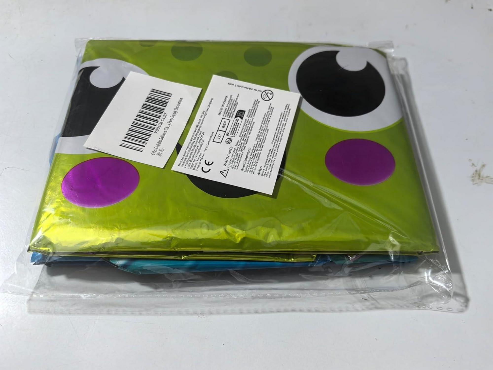 6er Pack Delfin Luftballons 117cm Unter dem Meer Party Deko