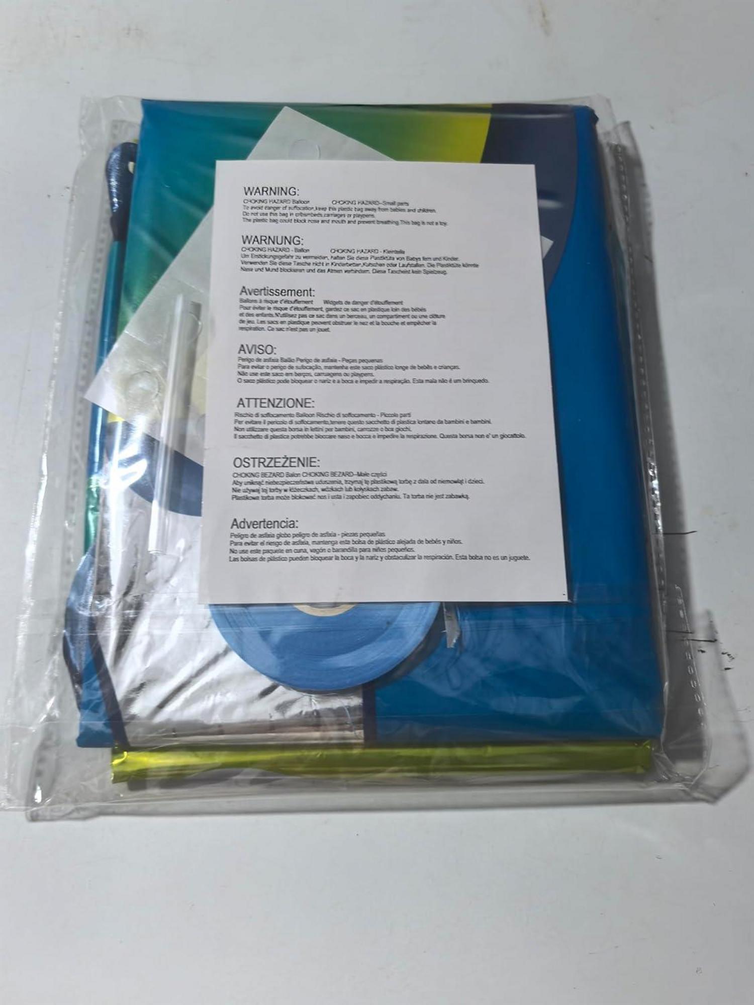 6er Set Delfin Luftballons 117 cm - Unter dem Meer Party Deko