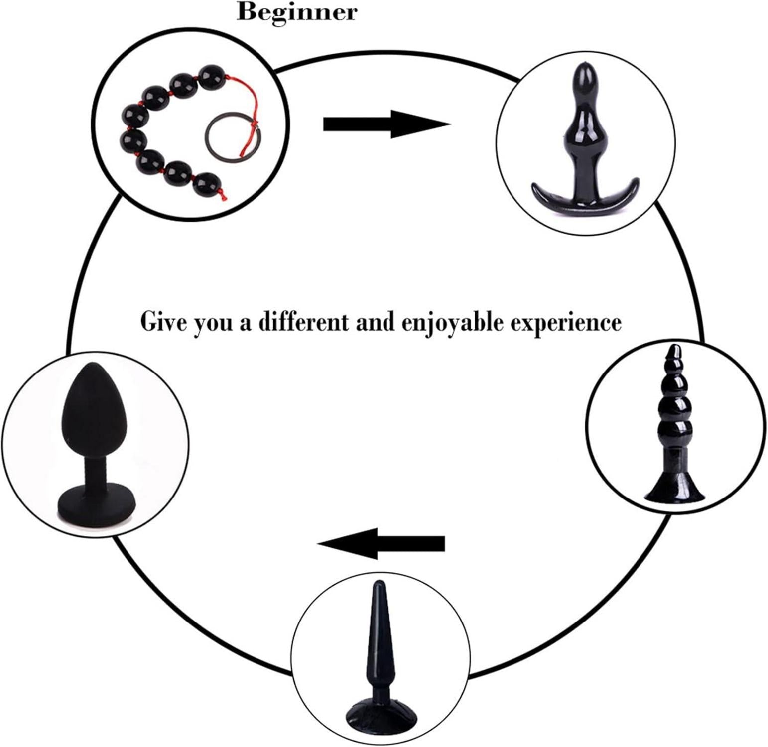 BDSM Sex Bondage Set 35-teilig für Paare, Extrem Set in Rot