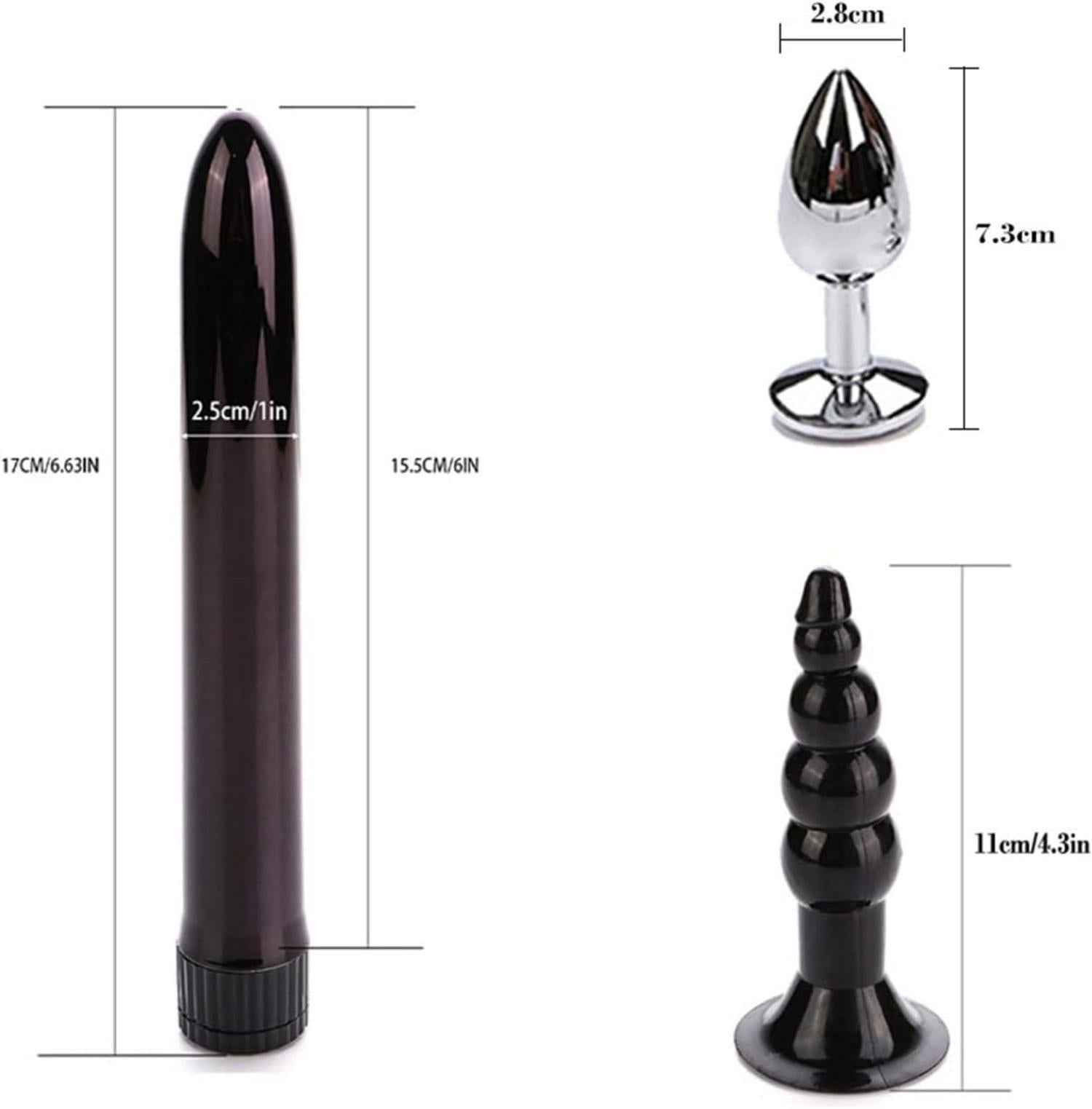 BDSM Bondage Set 35-teilig Sexspielzeug Paare Handschellen Peitsche