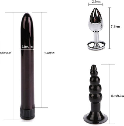 BDSM Bondage Set 35-teilig Sexspielzeug Paare Handschellen Peitsche