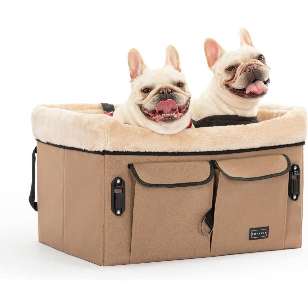 Hunde Autositz für Rückbank – Bequem & Sicher (M)