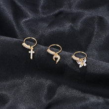 Nasenpiercing Fake 20G Chirurgenstahl Silber Rosegold 3er