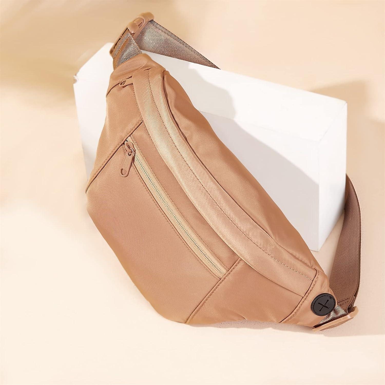 Telena Bauchtasche Damen Herren Canvas Outdoor Gürteltasche mit