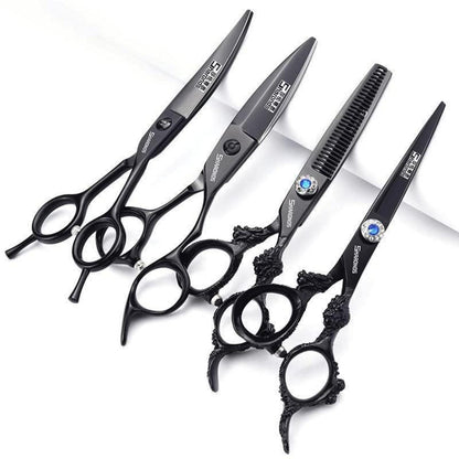 Profi Friseurschere Set 6 Zoll – Haarschneideschere & Effilierschere