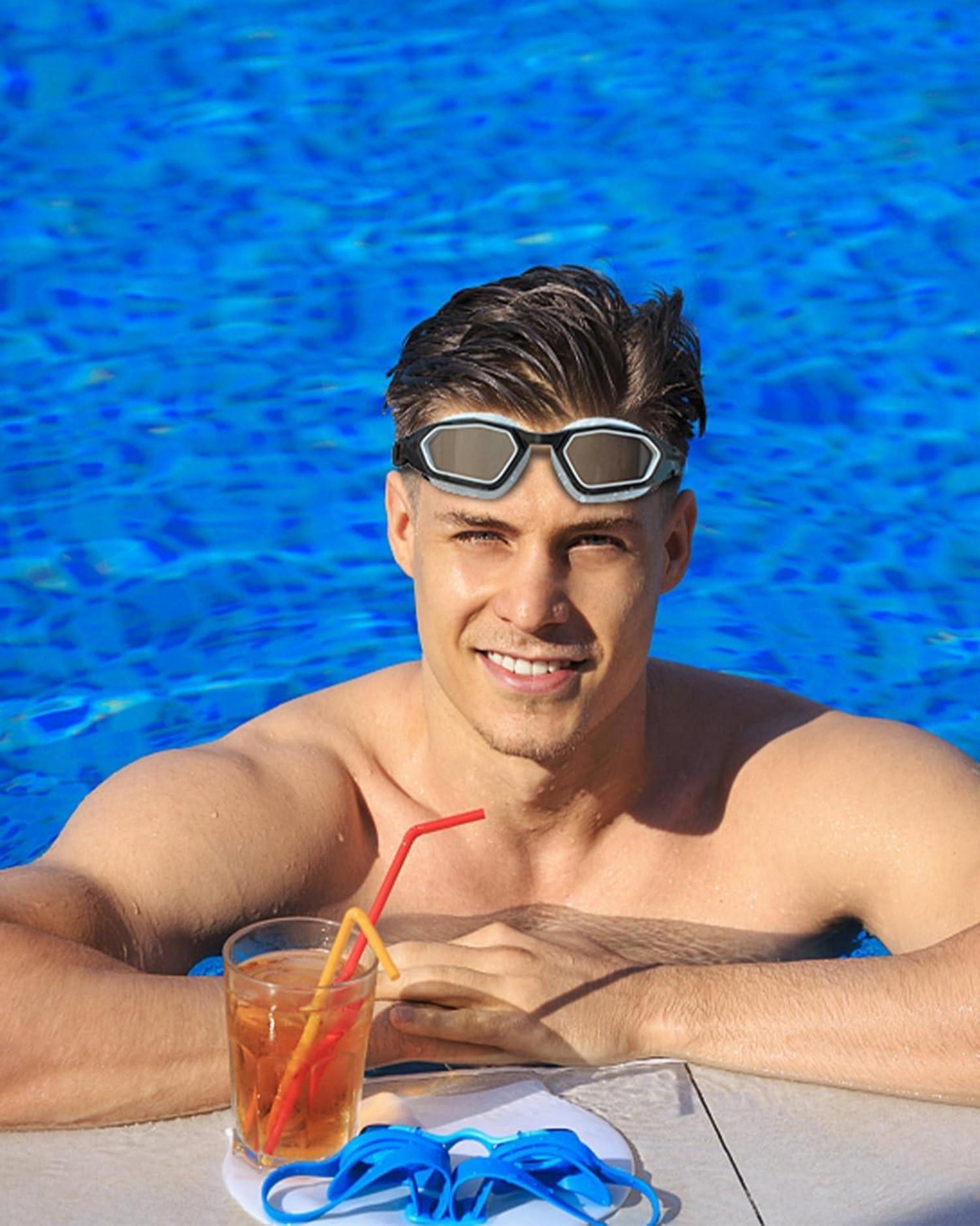 Schwimmbrille Polarisiert Erwachsene Jugendliche Anti-Beschlag