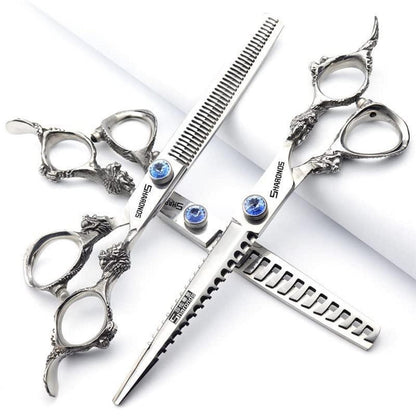 Profi Friseurschere 6/7 Zoll – Haarschneideset & Effilierschere