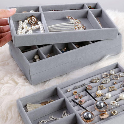 Schmuckaufbewahrung Schublade Schmucktabletts Ohrringe Armband Ringe
