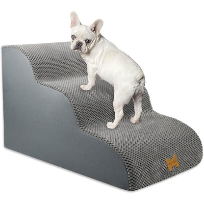 Hundetreppe für Kleine Hunde 3-Stufig Haustiertreppe Sofa