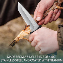 Dragon Creek Bushcraft Messer Tanto 440C Stahl Survival