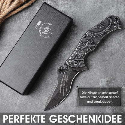 Klappmesser Outdoor D2 Stahl Drachen Creek Survival Taschenmesser