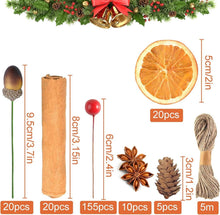 Weihnachtsdeko Bastelset - 255 Teile Adventskranz