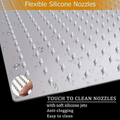 Regendusche 40x40cm Edelstahl Eckig Selbstreinigend