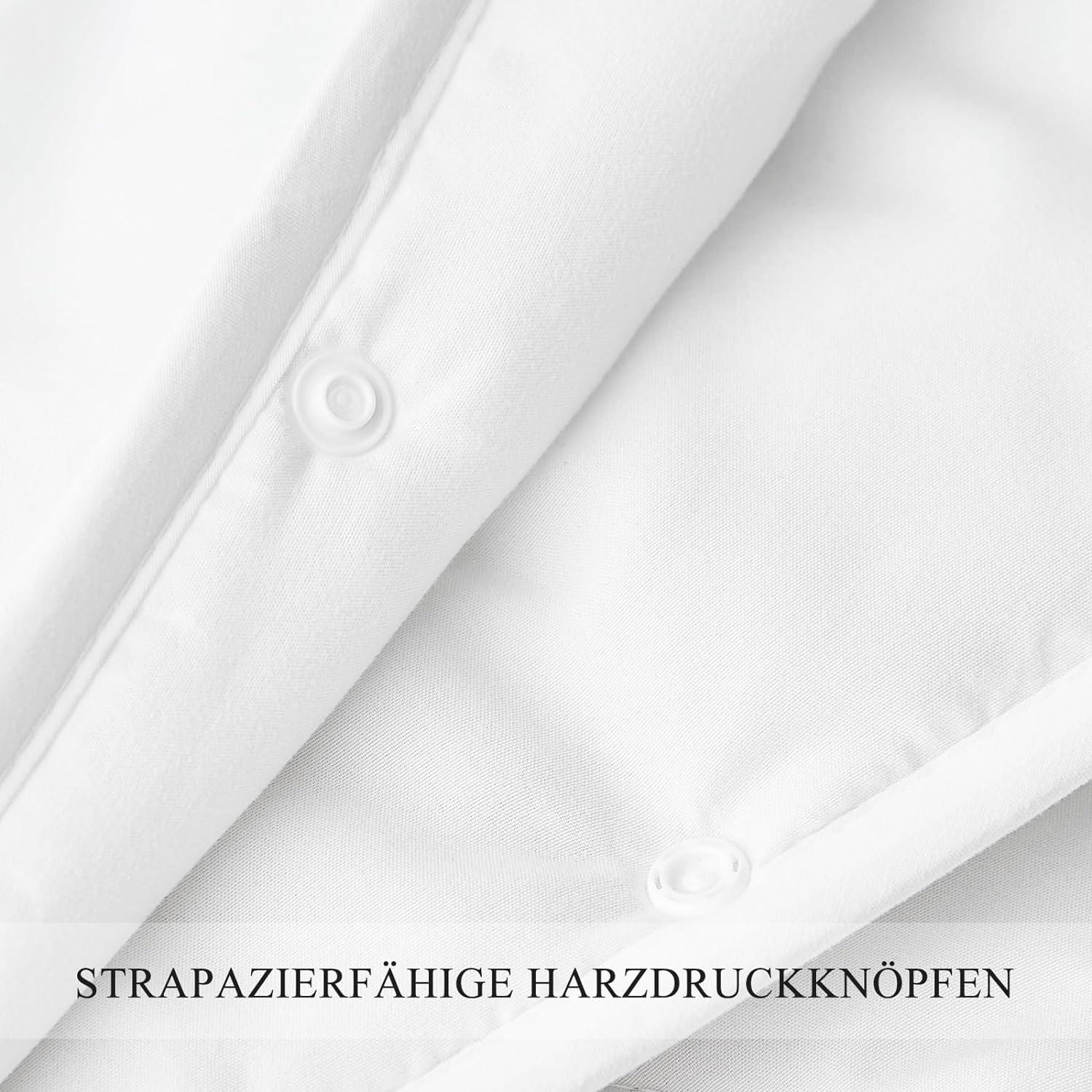 Bettdecke 200x220 4 Jahreszeiten Knöpfbar Set 2teilig 150gsm Sommer