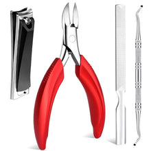 Hochleistungs-Nagel-Clipper Set mit Nagelfeile & Zehennagelheber