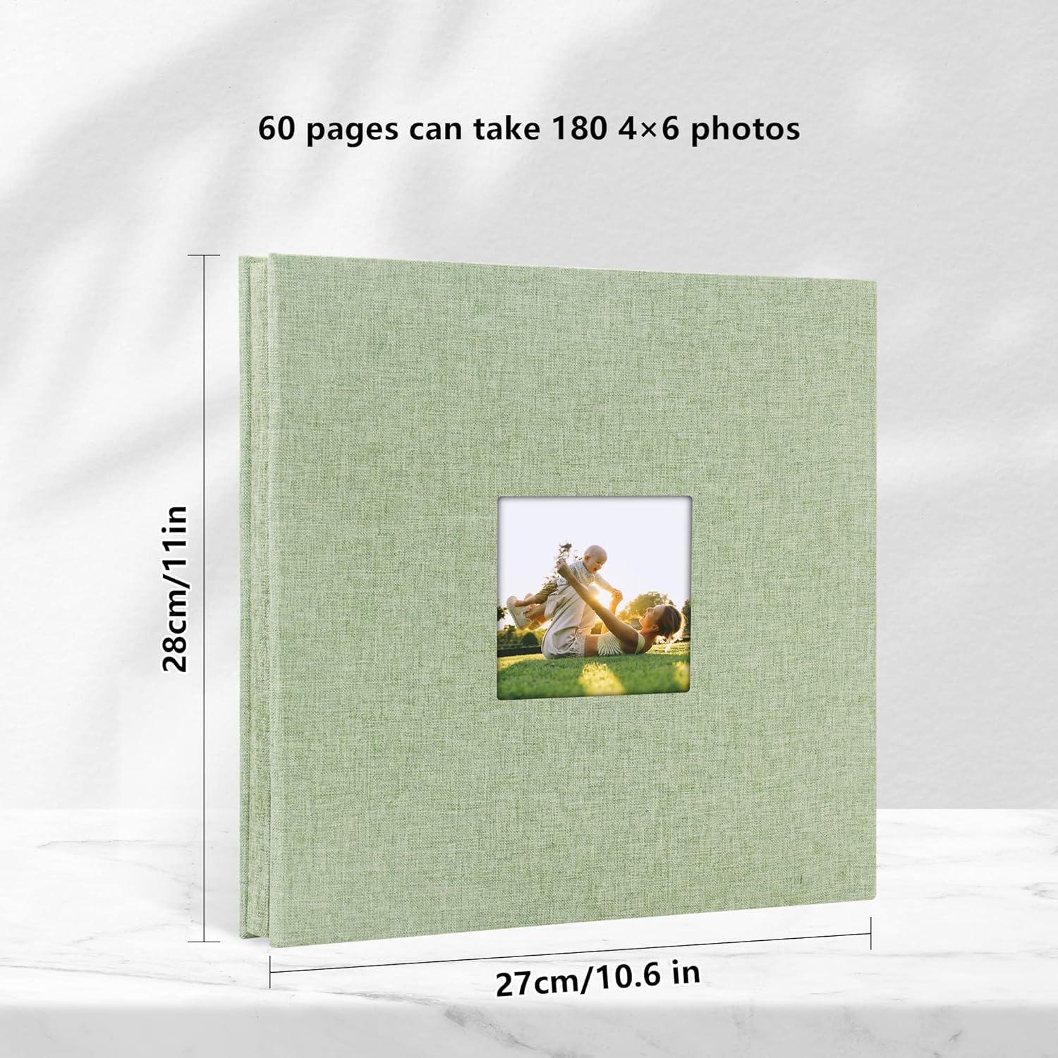 Selbstklebendes Fotoalbum 10x15 Groß mit 60 weißen Seiten