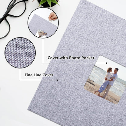 Yopih DIY Fotoalbum 120 Seiten Hochzeit Baby Geschenk