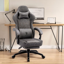 Ergonomischer Gaming Stuhl mit Massagefunktion und Fußstütze