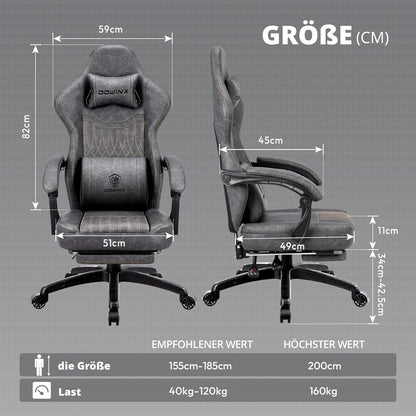 Gaming Stuhl mit Massage, Racing Stuhl mit