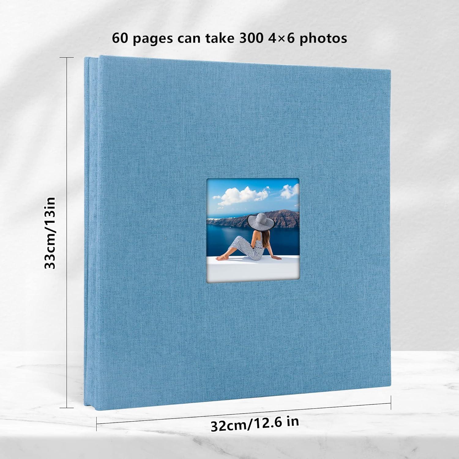 Großes Selbstklebendes Fotoalbum 10x15 Leinen Hochzeit Geschenke
