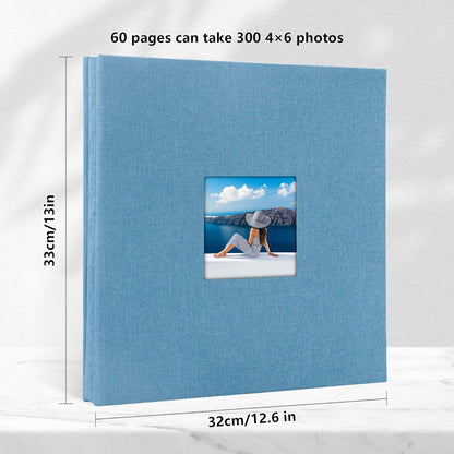 Großes Selbstklebendes Fotoalbum 10x15 Leinen Hochzeit Geschenke