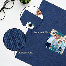 Fotoalbum DIY Selbstklebende Seiten 120 Leinen Cover 10X15