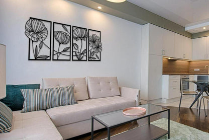 Metall Lotusblume Wanddekoration Abstrakte Blumen Ästhetische Kunst