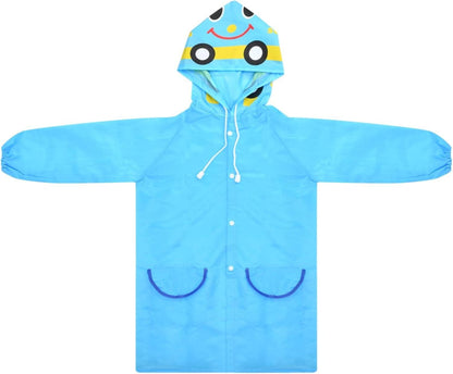 Kinder Regenmantel mit Kapuze süßer Regenponcho wasserdicht für Outdoor