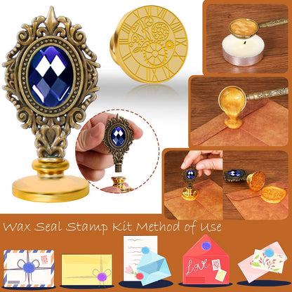 Feder Kalligraphie Stift Set Vintage Luxus Geschenk Wachs Siegel