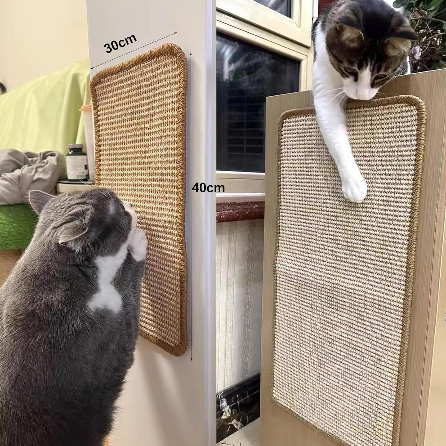 Kratzmatte Katze Sisal 30x40cm rutschfest & langlebig