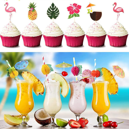 162PCS Hawaii Deko Party Dekoration Set Ballons ALOHA party