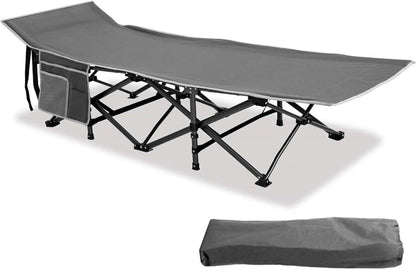 Campingbett Feldbett XL klappbar faltbar leicht mit Seitentasche