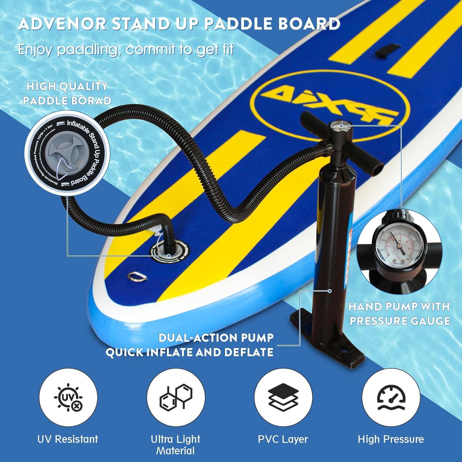 Aufblasbares SUP Board 320x82x15cm mit Zubehör für Kinder & Erwachsene