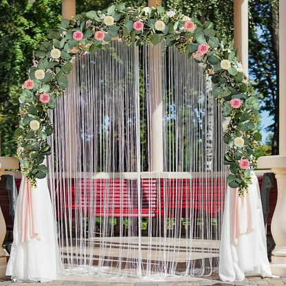 Künstliche Eukalyptus Girlanden 78.7IN Hängepflanze Hochzeit Deko Grün