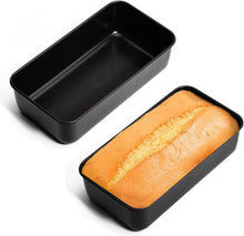 Edelstahl Brotbackform 2-teilig Antihaftbeschichtung 23,5x12,6x6,2cm