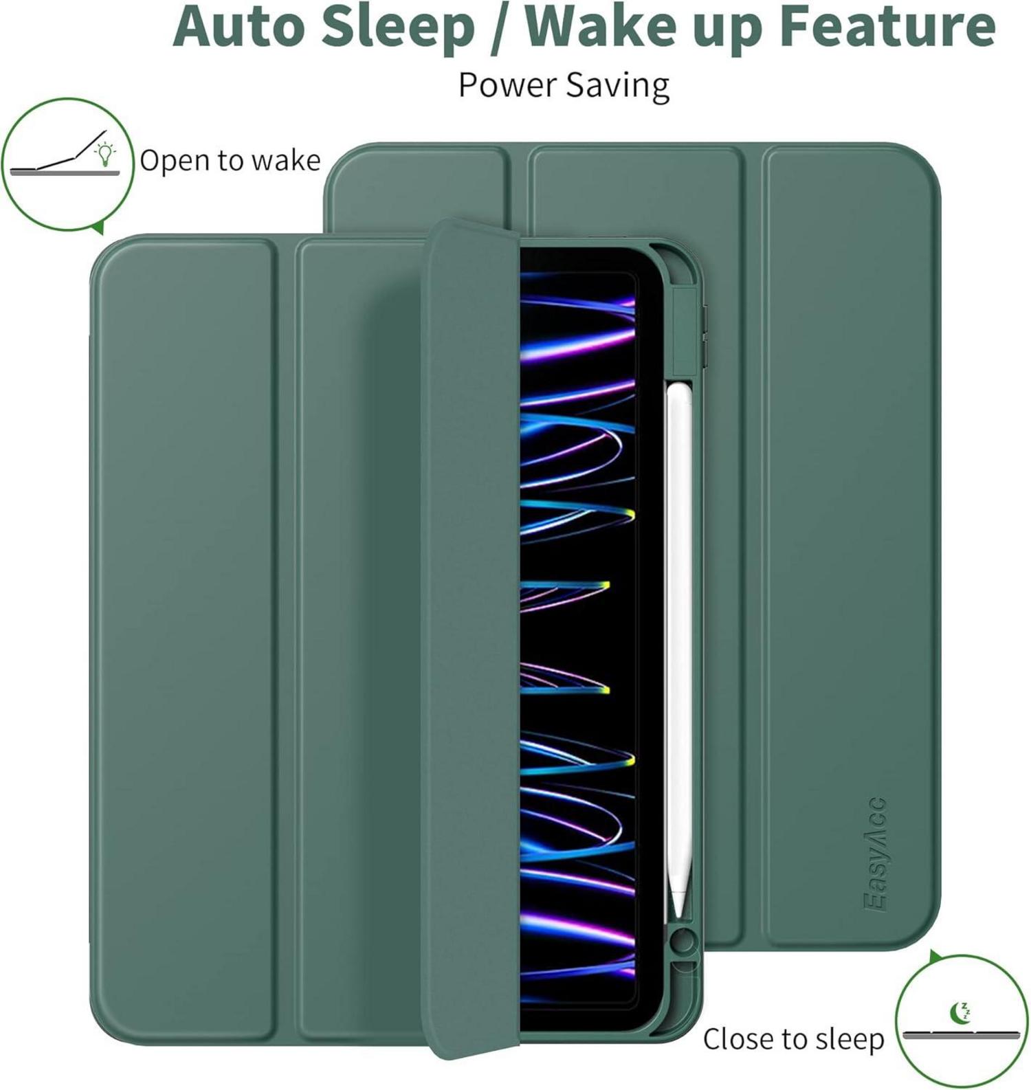 Hülle für iPad Pro 11 Zoll mit Stifthalter & Auto Sleep/Wake